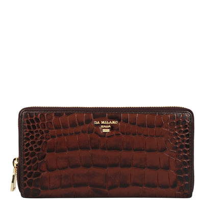 Date Croco Leather Mens & Ladies Wallet Gift Set