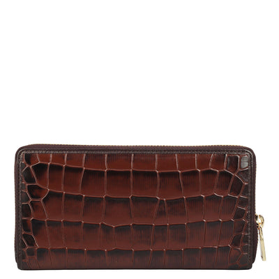 Date Croco Leather Mens & Ladies Wallet Gift Set