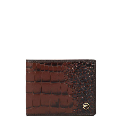 Date Croco Leather Mens & Ladies Wallet Gift Set