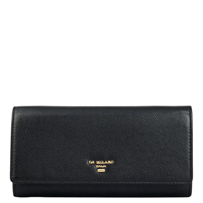 Black Franzy Leather Mens & Ladies Wallet Gift Set