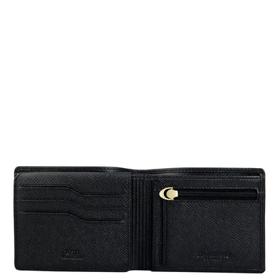 Black Franzy Leather Mens & Ladies Wallet Gift Set