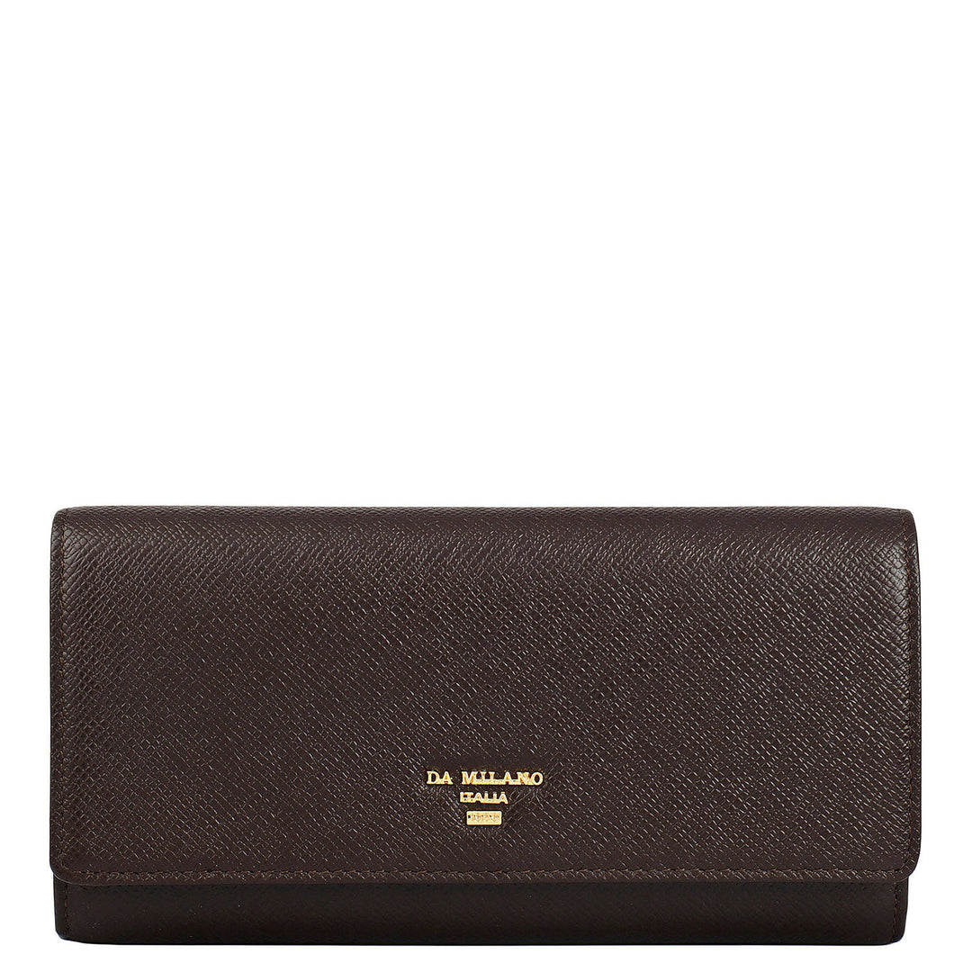 Chocolate Franzy Leather Mens & Ladies Wallet Gift Set
