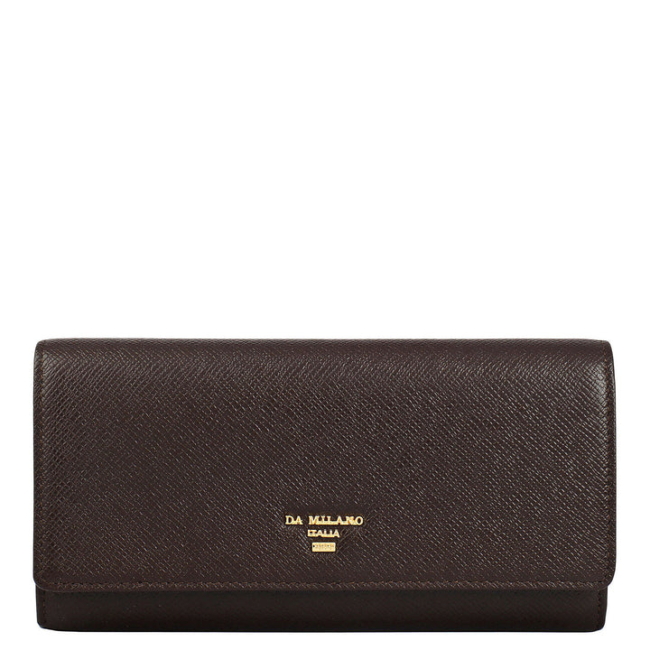 Chocolate Franzy Leather Mens & Ladies Wallet Gift Set