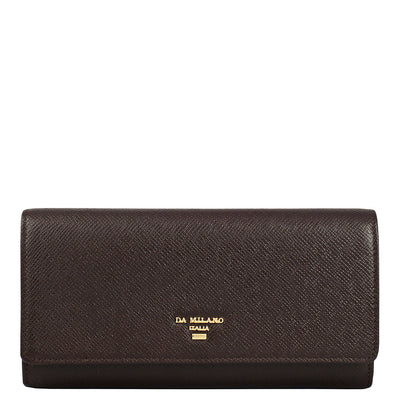 Chocolate Franzy Leather Mens & Ladies Wallet Gift Set