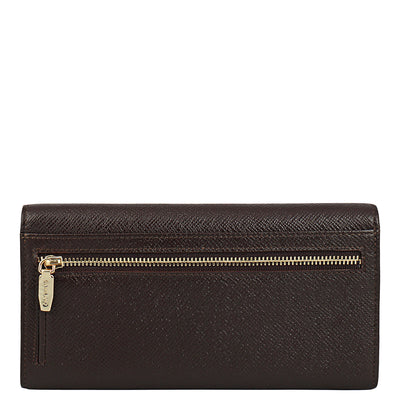 Chocolate Franzy Leather Mens & Ladies Wallet Gift Set