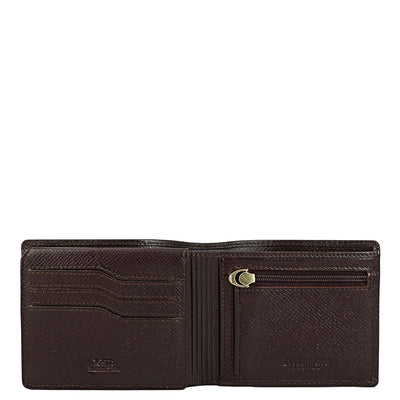 Chocolate Franzy Leather Mens & Ladies Wallet Gift Set