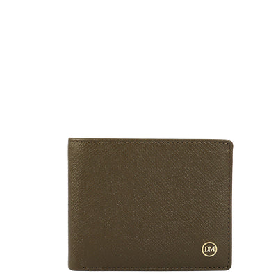 Military Green Franzy Leather Mens & Ladies Wallet Gift Set
