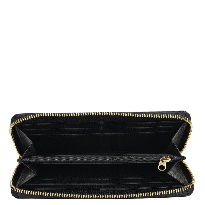 Black Croco Leather Mens & Ladies Wallet Gift Set