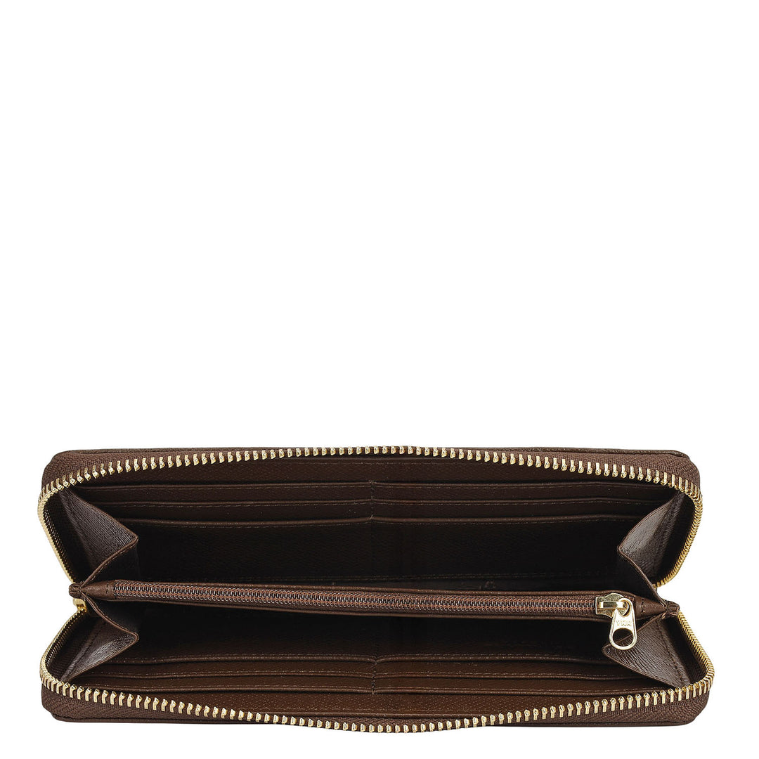 Walnut Croco Leather Mens & Ladies Wallet Gift Set