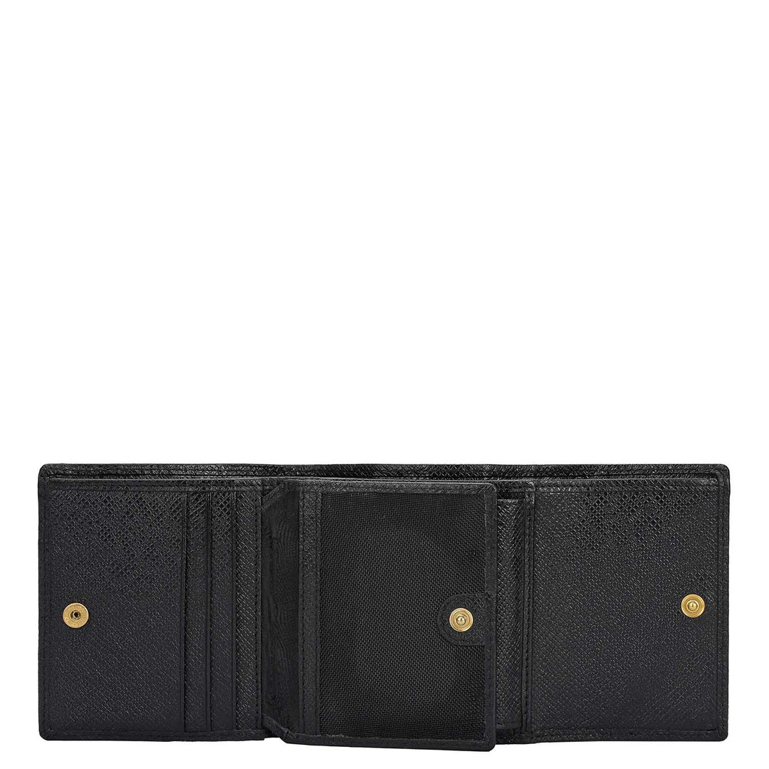 Black Croco Leather Mens & Ladies Wallet Gift Set