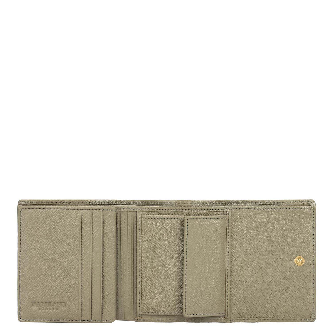 Stone Grey Croco Leather Mens & Ladies Wallet Gift Set