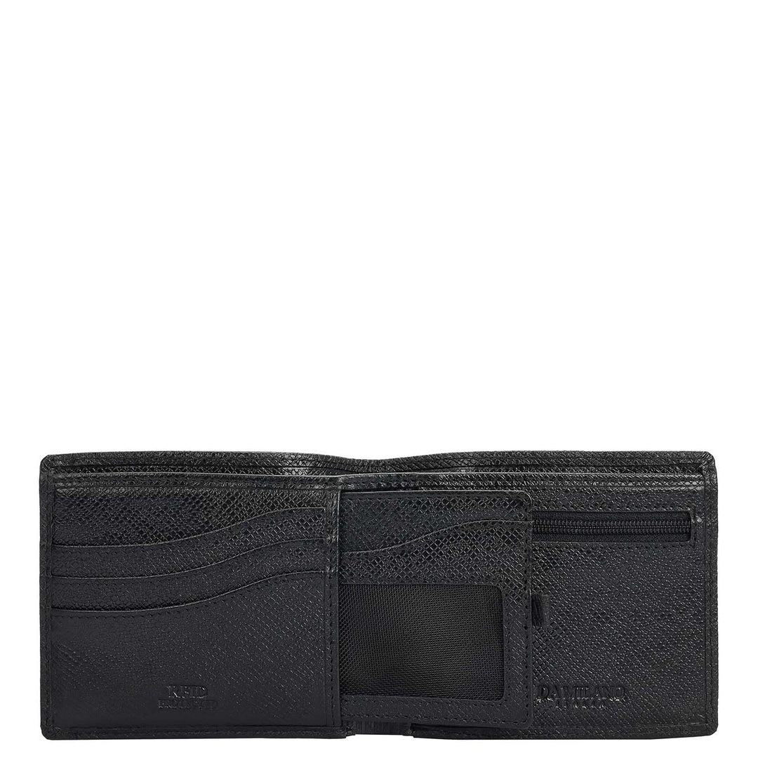 Black Croco Leather Mens & Ladies Wallet Gift Set