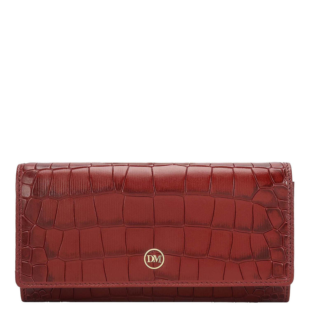 Cherry Croco Leather Mens & Ladies Wallet Gift Set