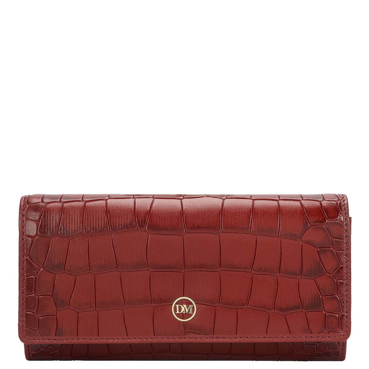 Cherry Croco Leather Mens & Ladies Wallet Gift Set