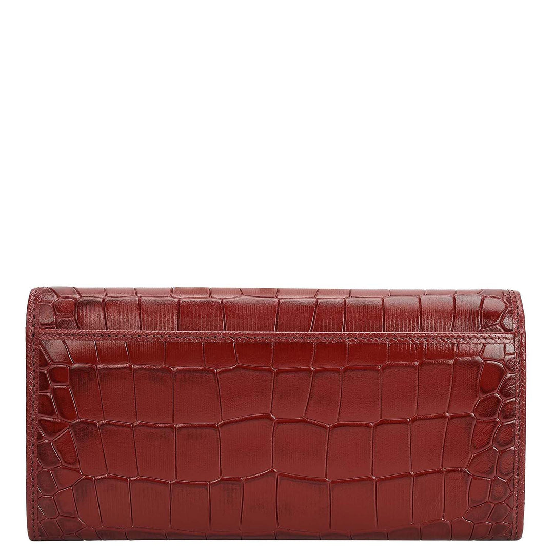 Cherry Croco Leather Mens & Ladies Wallet Gift Set