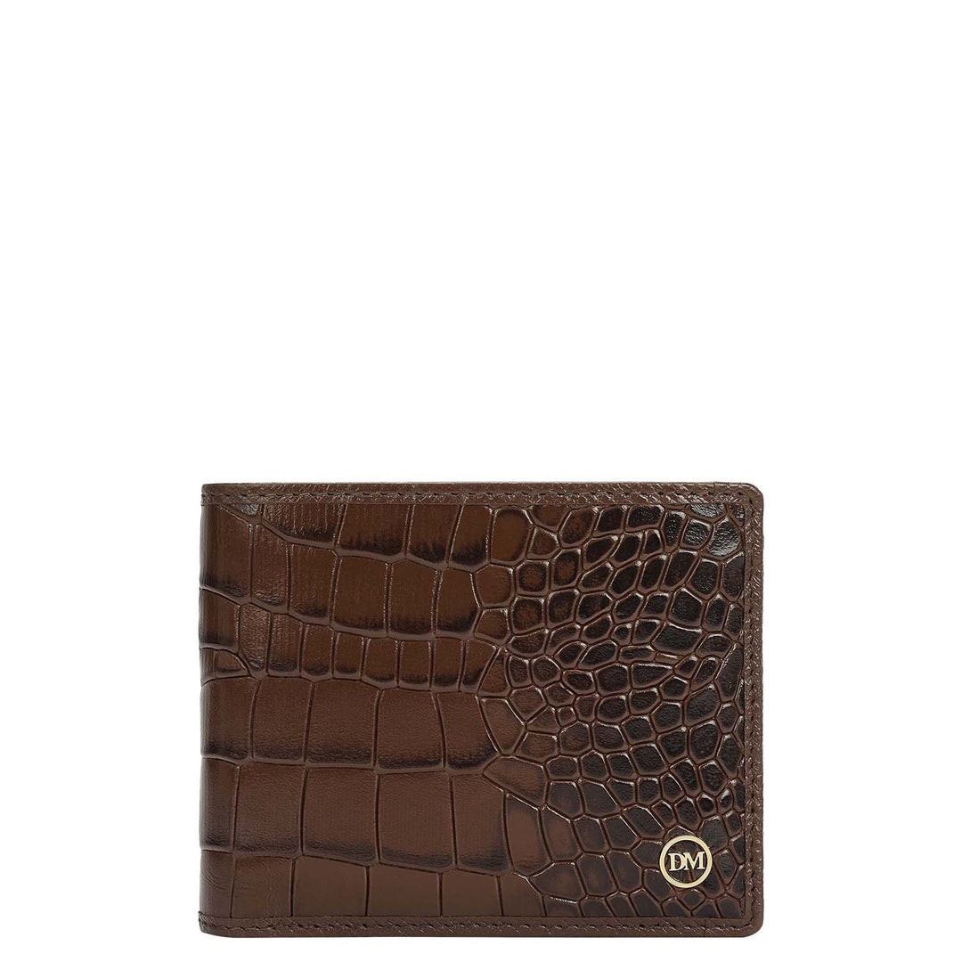 Walnut Croco Leather Mens & Ladies Wallet Gift Set