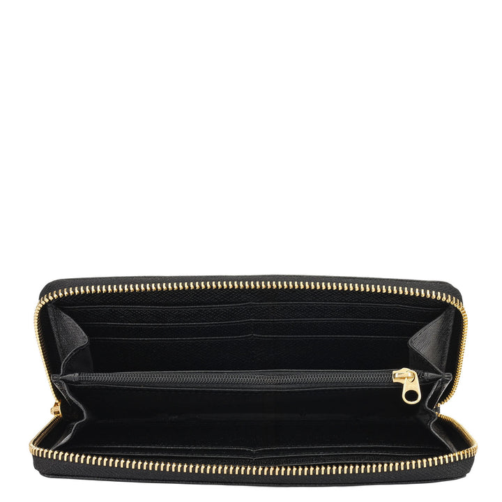 Black Croco Leather Mens & Ladies Wallet Gift Set