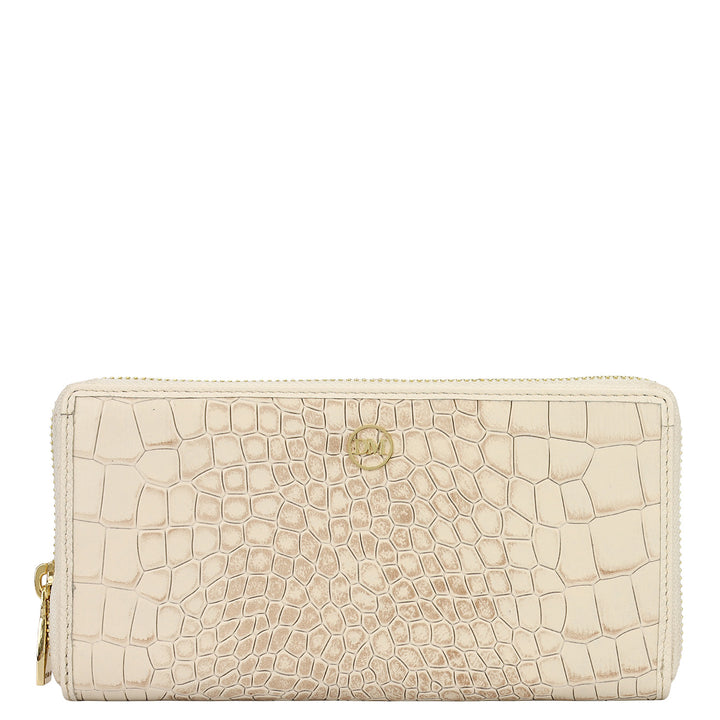 Marshmallow Croco Leather  Mens & Ladies Wallet Gift Set