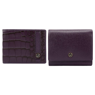 Grapevine Croco Franzy Leather Mens & Ladies Wallet Gift Set