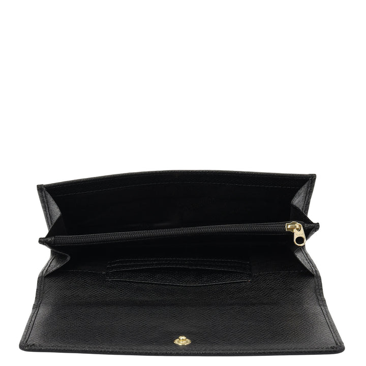Croco-Texture Leather His & Her Gift Set - Black