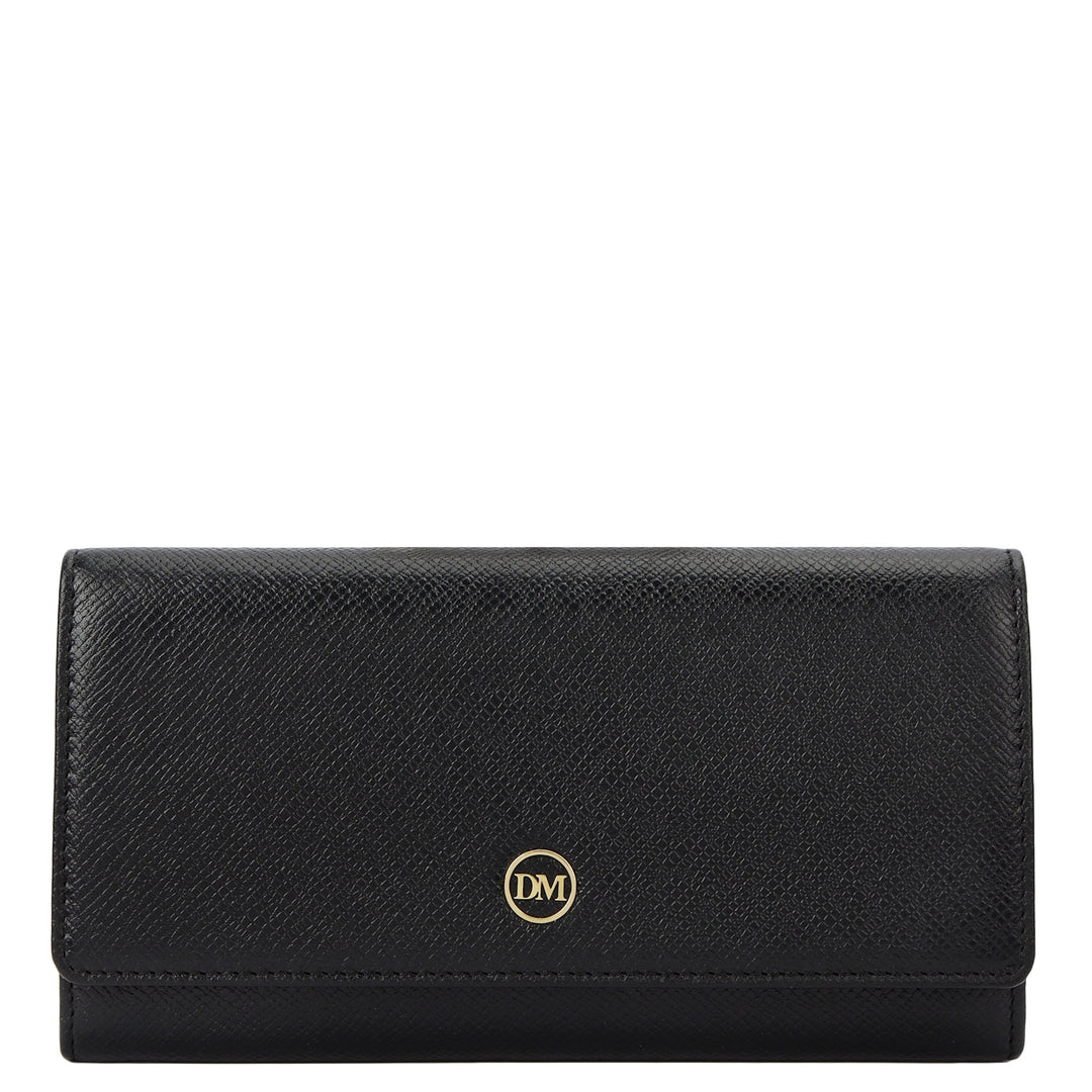 Saffiano Leather His & Her Gift Set - Black