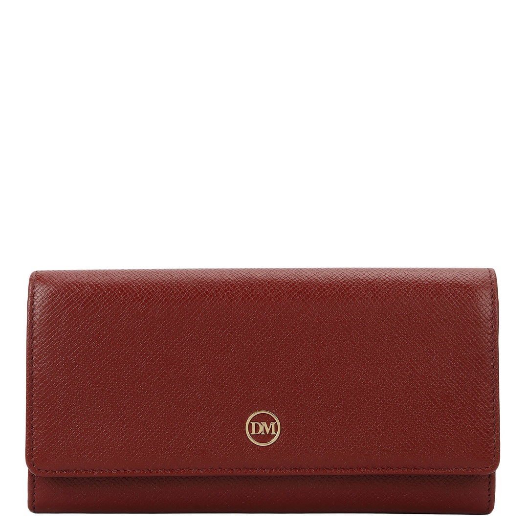 Saffiano Leather His & Her Gift Set - Cherry