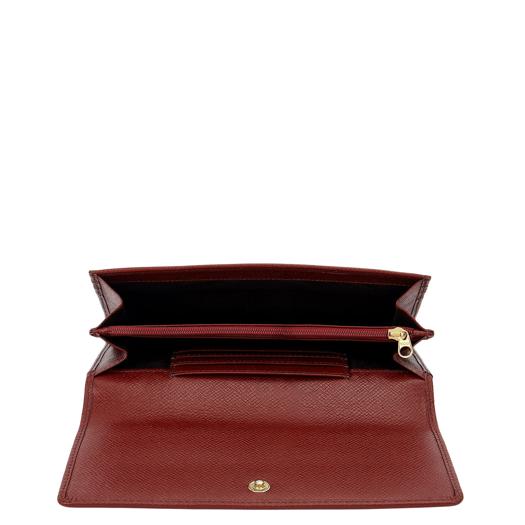 Saffiano Leather His & Her Gift Set - Cherry