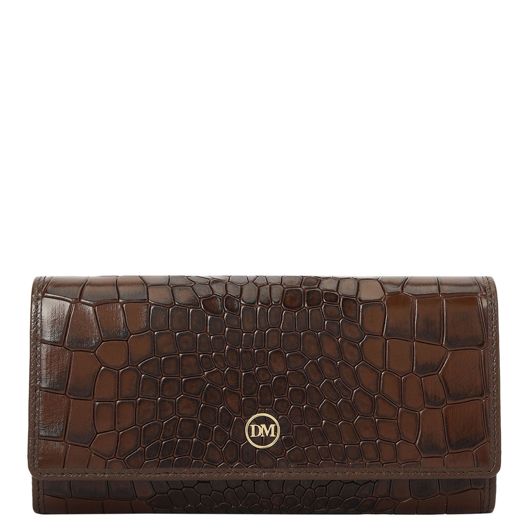 Saffinao Leather His & Her Gift Set - Walnut