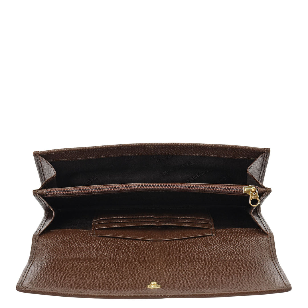 Saffinao Leather His & Her Gift Set - Walnut