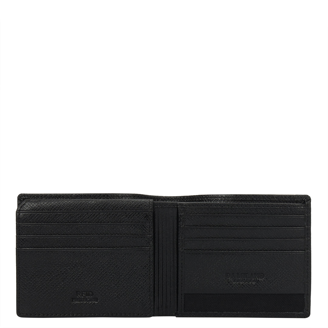 Croco- Textured Leather His & Her Gift Set - Black