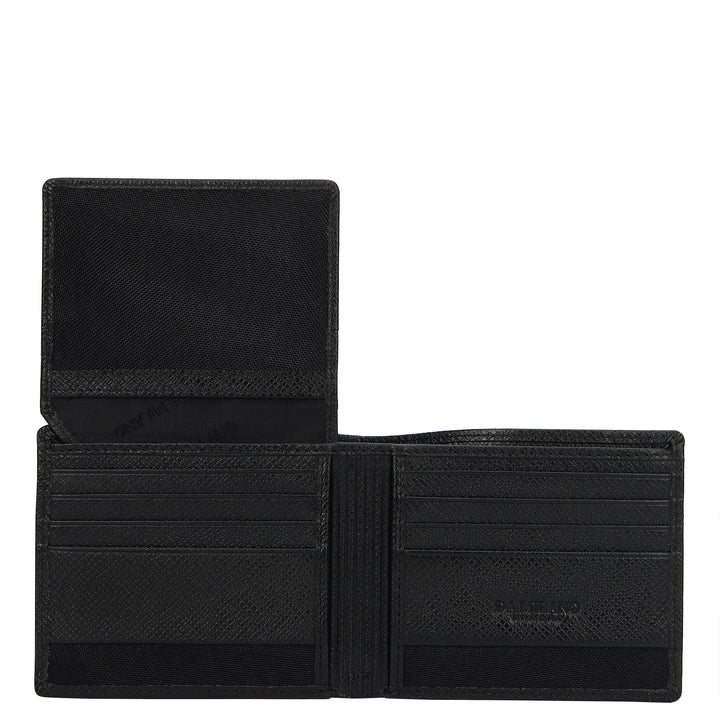 Croco- Textured Leather His & Her Gift Set - Black