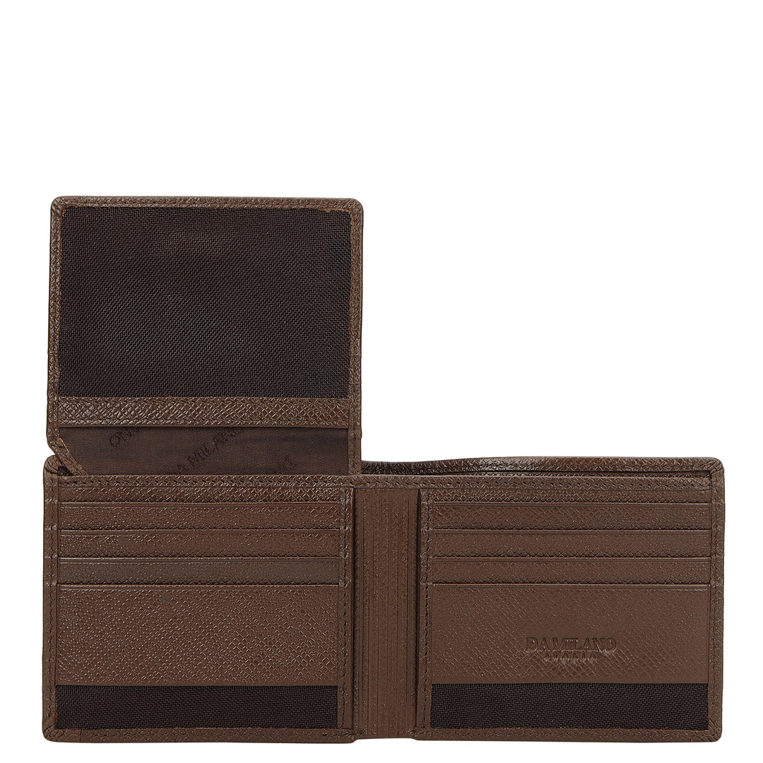 Croco- Textured Leather His & Her Gift Set - Walnut