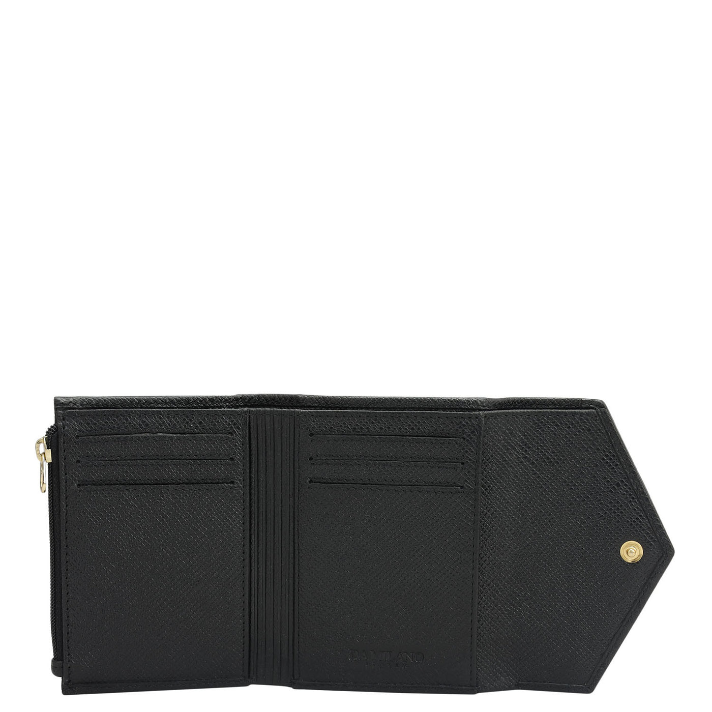 Black Plain Croco Ladies Wallet & Belt Gift Set