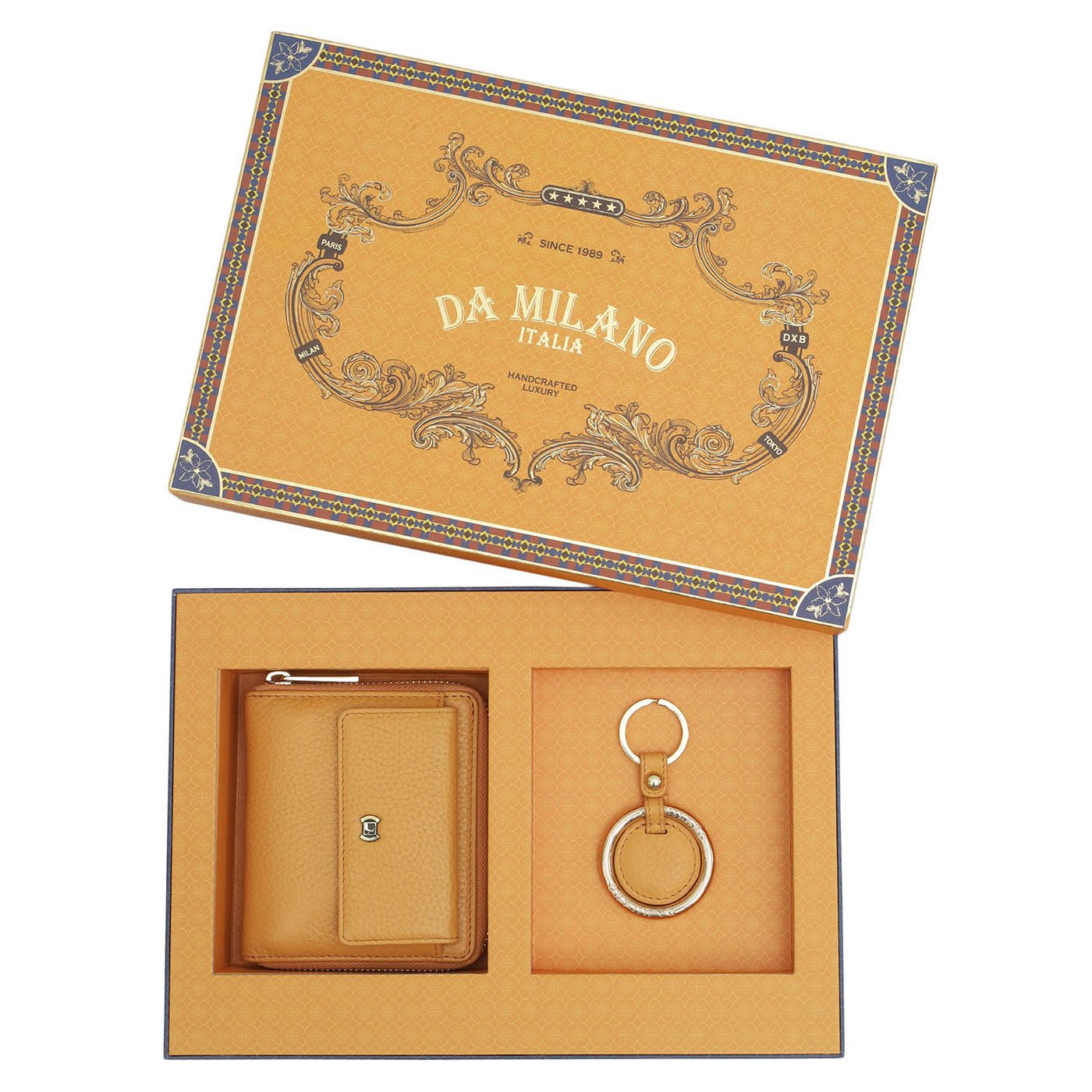 Apricot Crush Wax Ladies Wallet & Keychain Gift Set