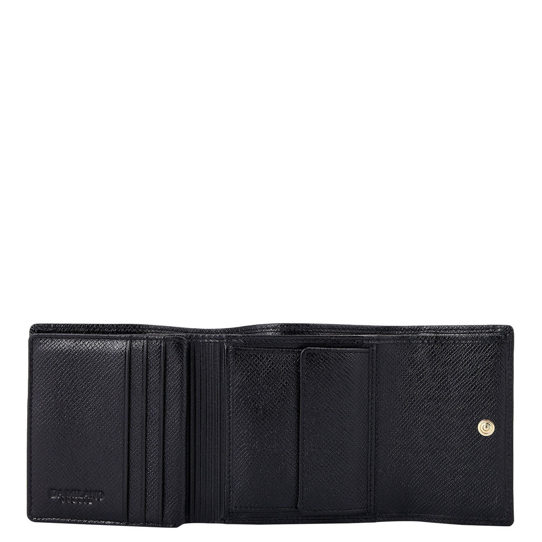 Croco-Textured Leather Women's Gift Set - Black
