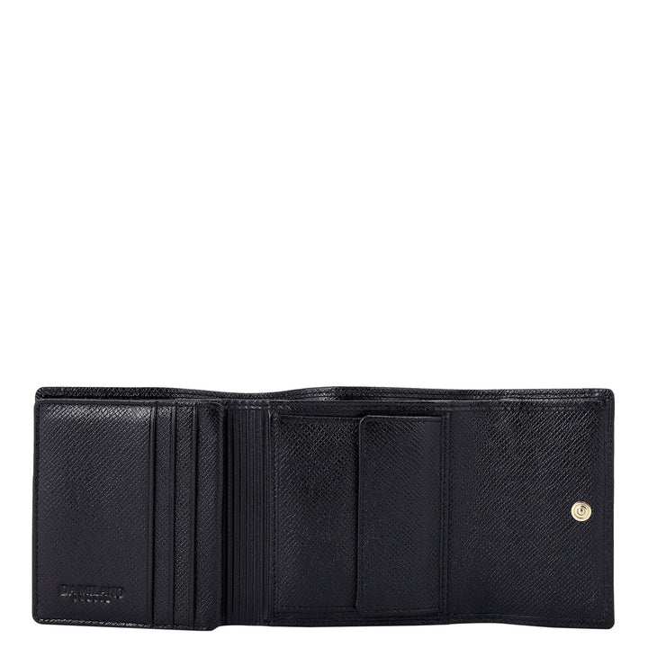 Croco-Textured Leather Women's Gift Set - Black