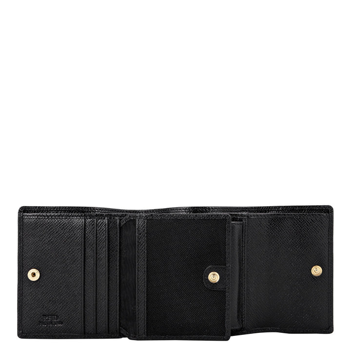 Croco-Textured Leather Women's Gift Set - Black