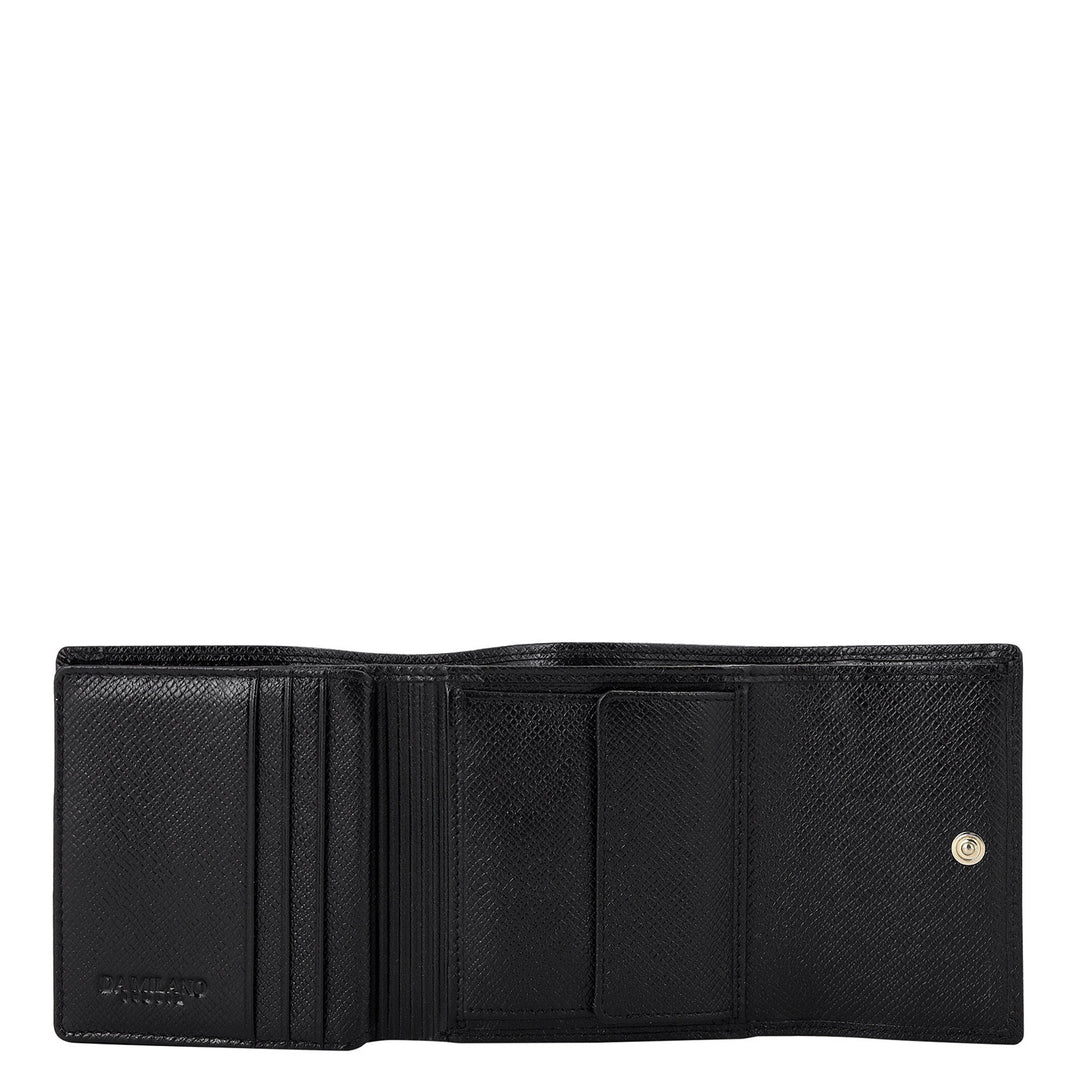 Croco-Textured Leather Women's Gift Set - Black