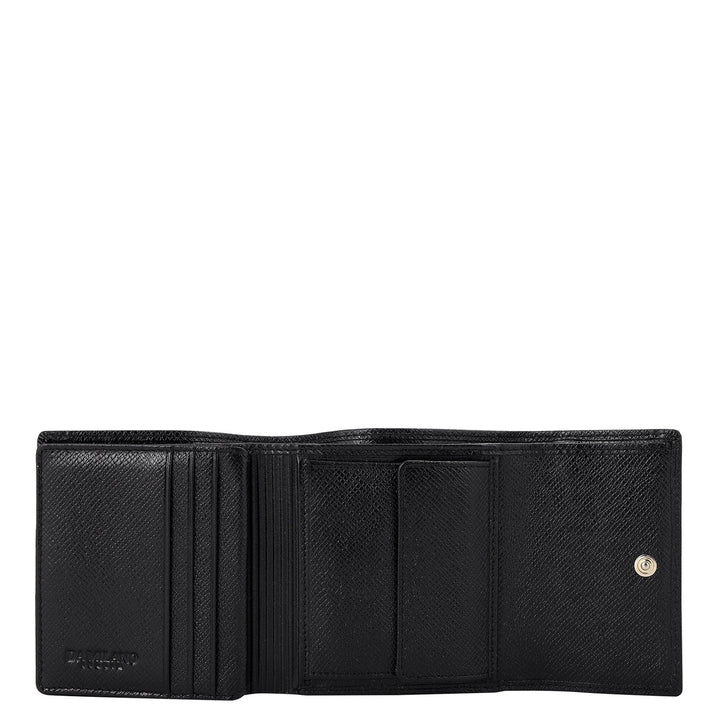 Croco-Textured Leather Women's Gift Set - Black