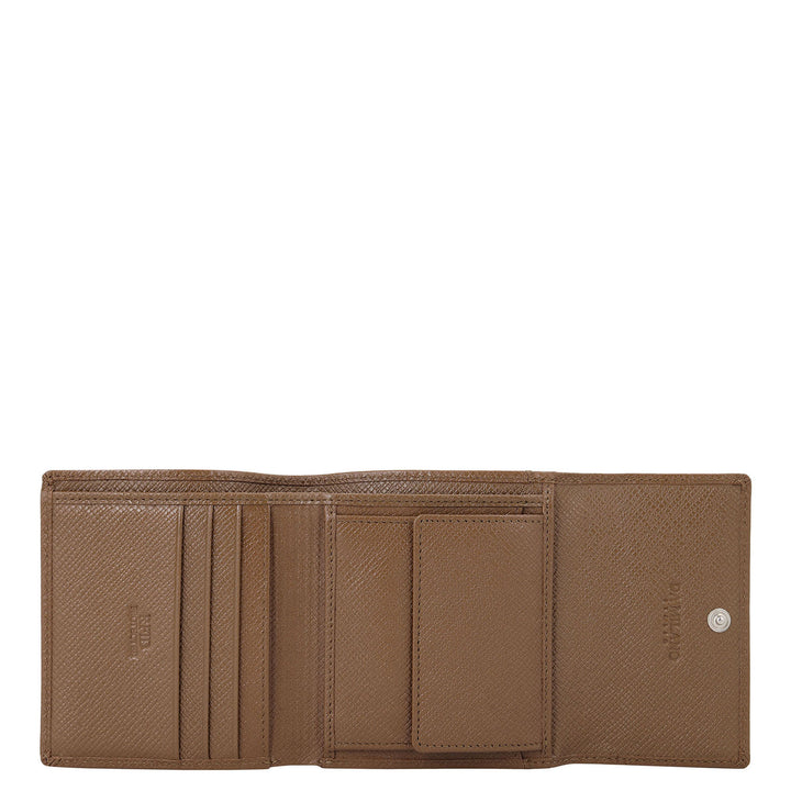 Saffiano Leather Women's Gift Set - Cafe