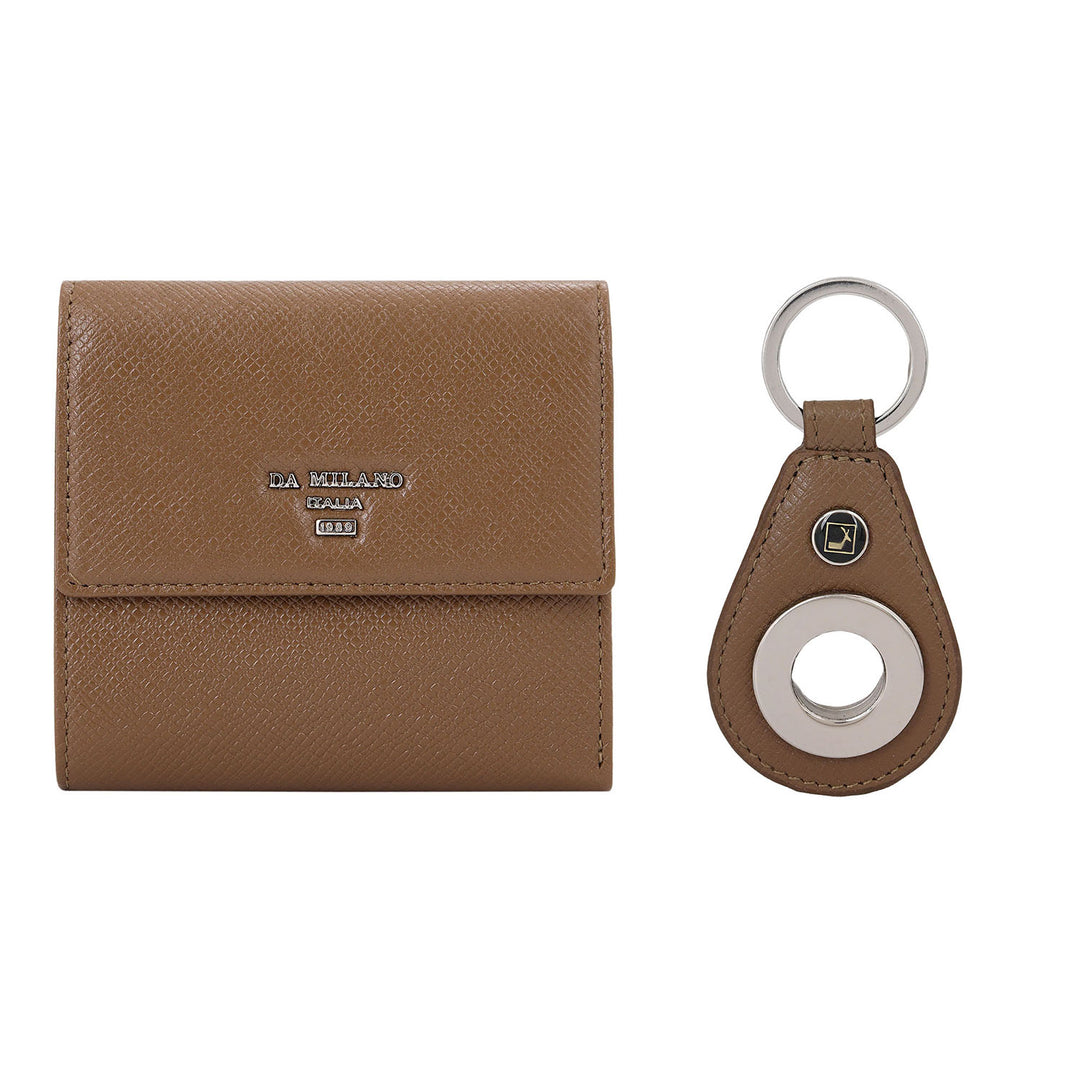 Saffiano Leather Women's Gift Set - Cafe