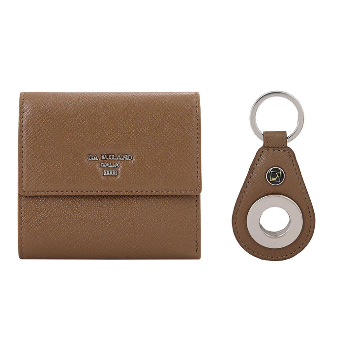 Saffiano Leather Women's Gift Set - Cafe