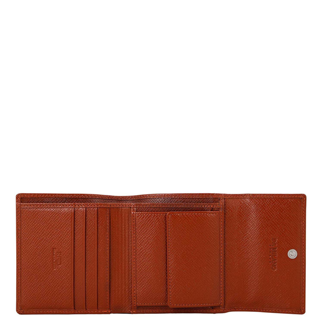 Saffiano Leather Women's Gift Set - Rust