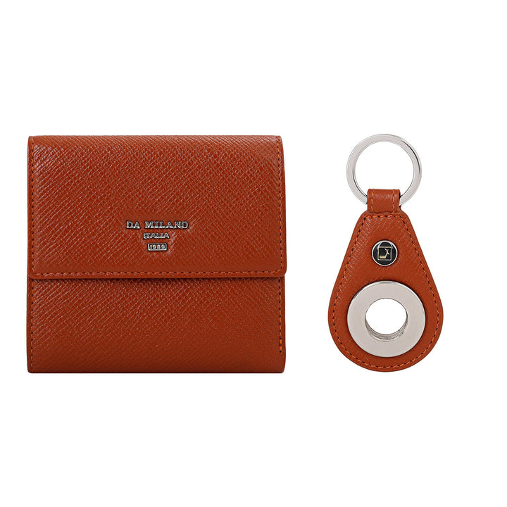 Saffiano Leather Women's Gift Set - Rust