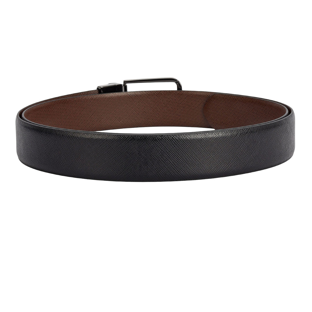 Saffiano Leather Men's Wallet & Belt Gift Set