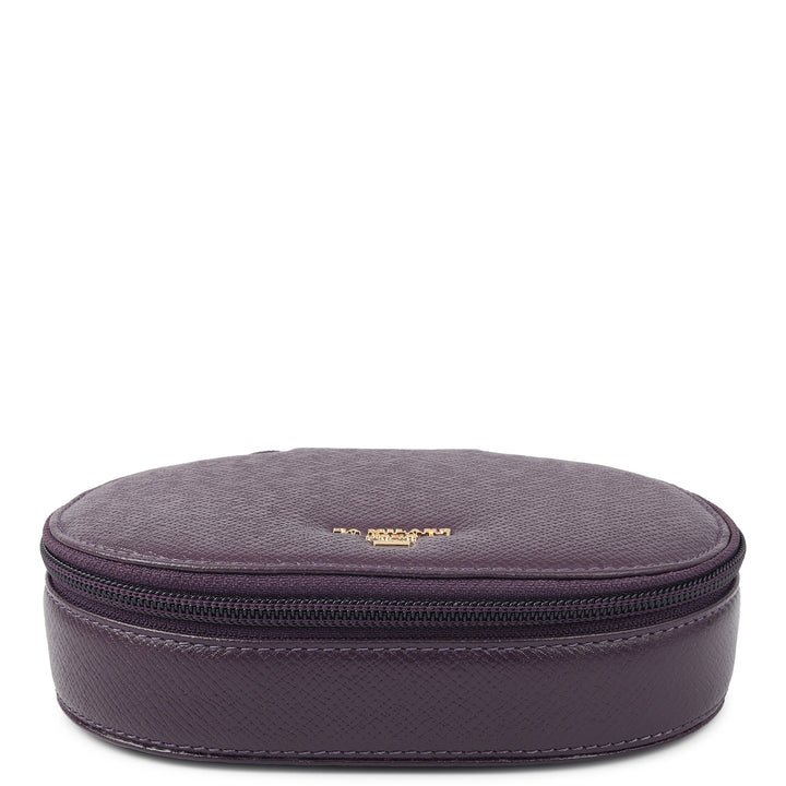 Franzy Leather Jewellery Case - Grapevine