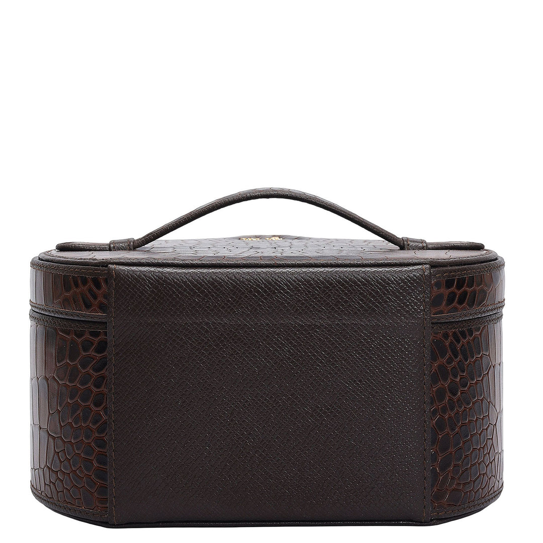 Croco Leather Jewellery Case - Date