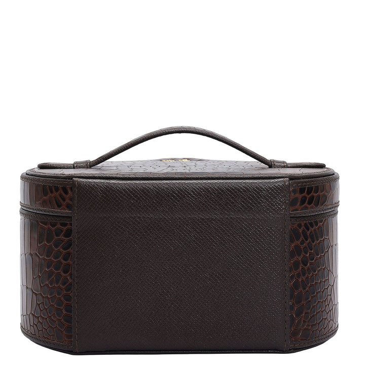 Croco Leather Jewellery Case - Date