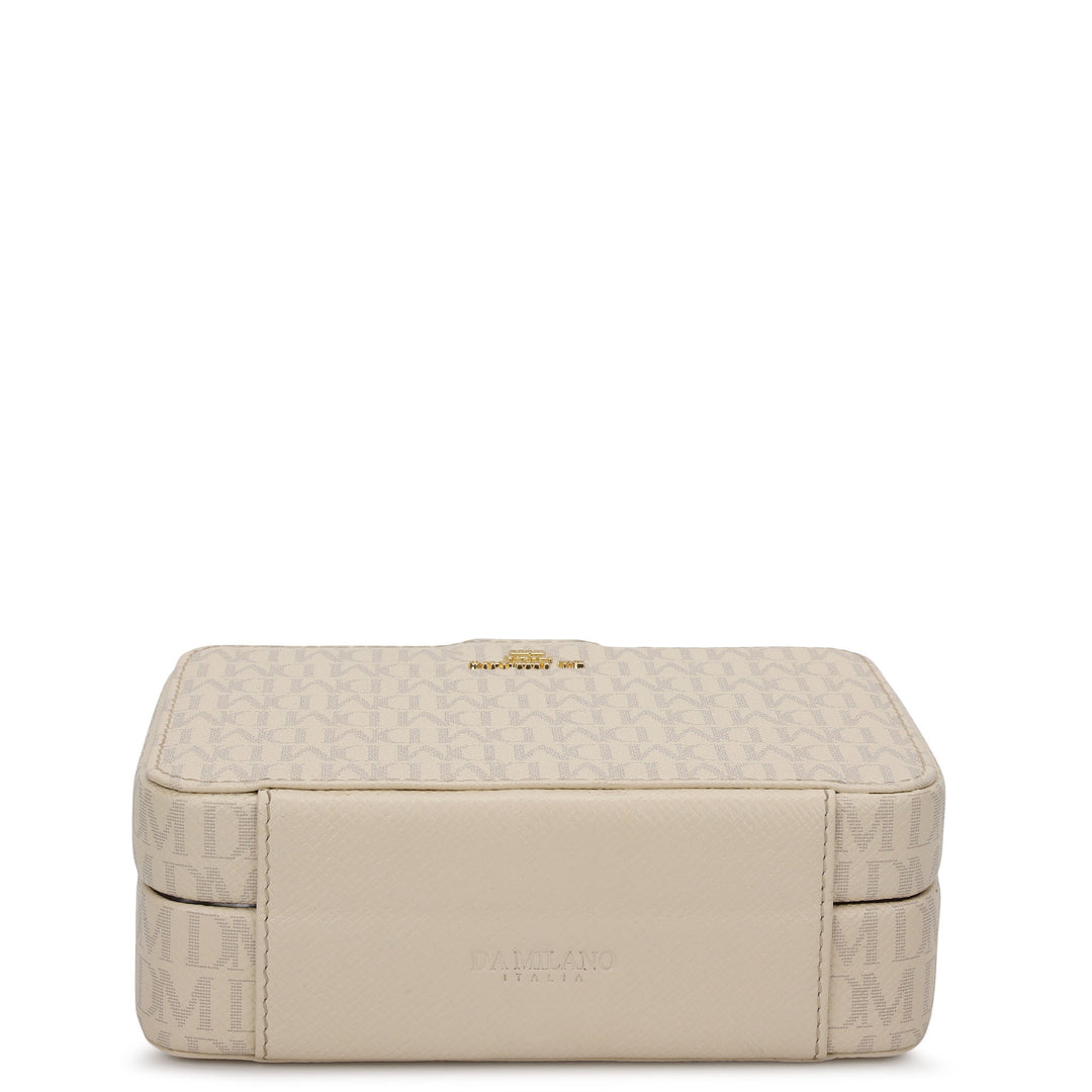 Monogram Jewellery Case - Marshmallow