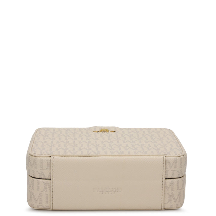 Monogram Jewellery Case - Marshmallow